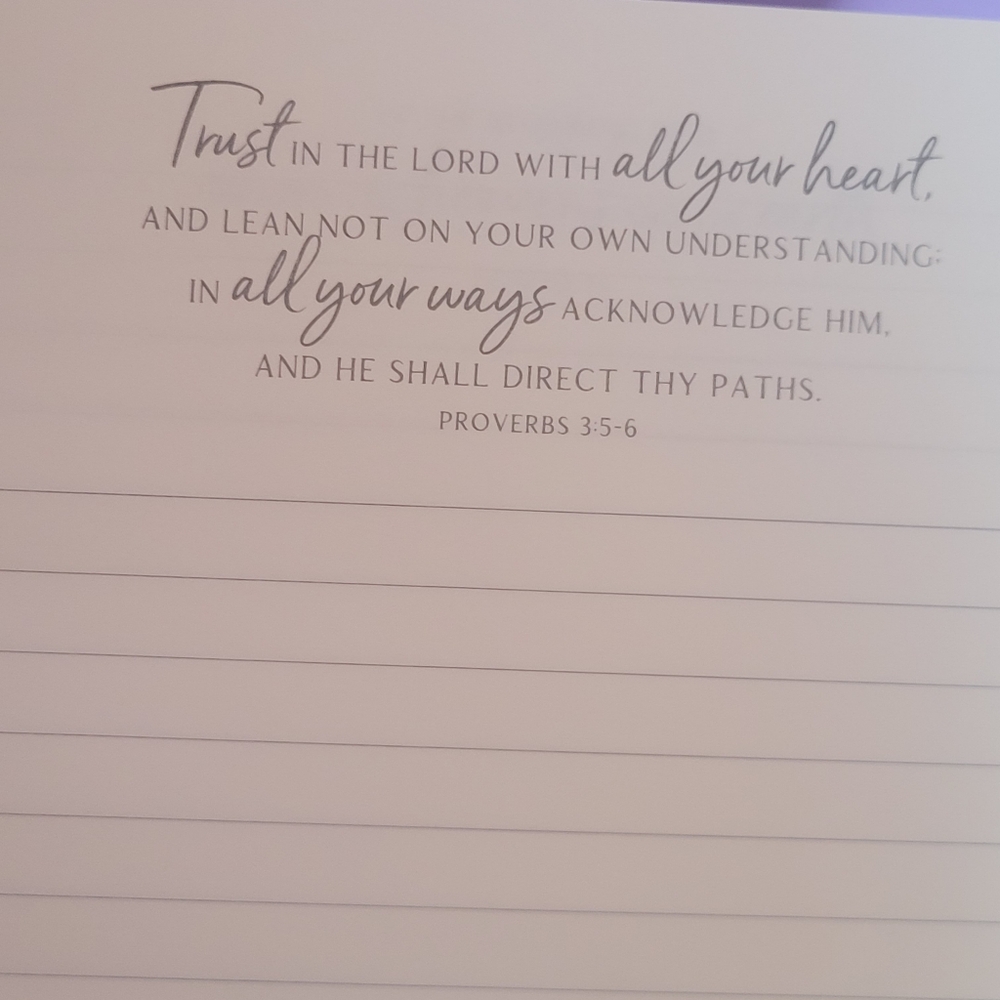 Floral Inspirational Journal NWOT - Picture 2 of 3